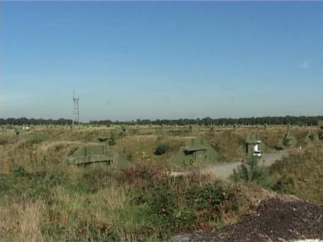 Kevelaer : Traberpark Den Heyberg, Blick über das ehemalige Munitionsdepot